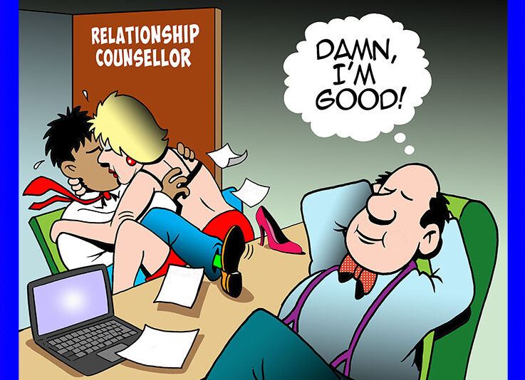 Marriage counselling cartoon