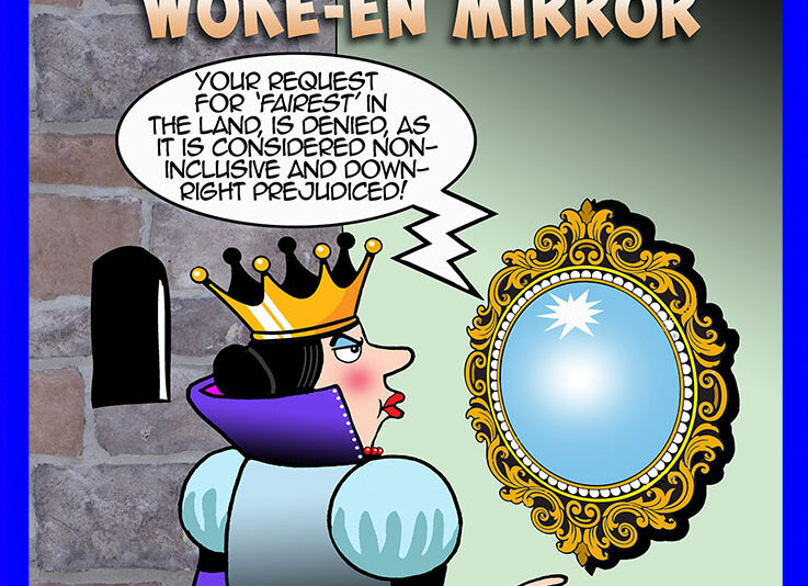 Magic mirror cartoon