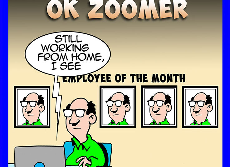 Employee of the month ncartoon