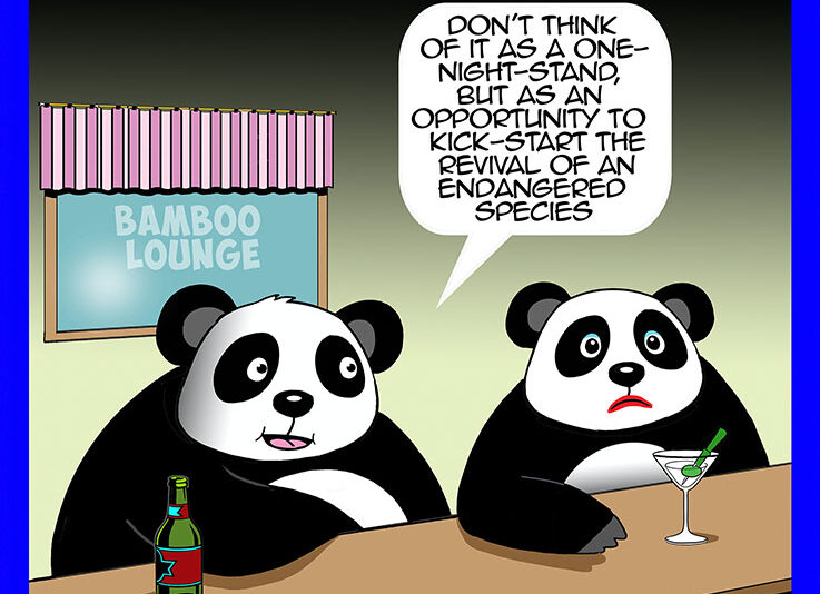 Endangered species cartoon