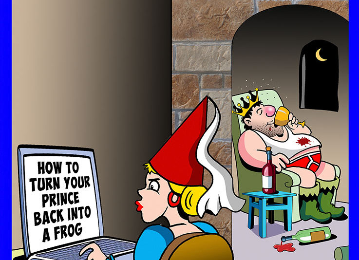 Princess and the frog cartoon