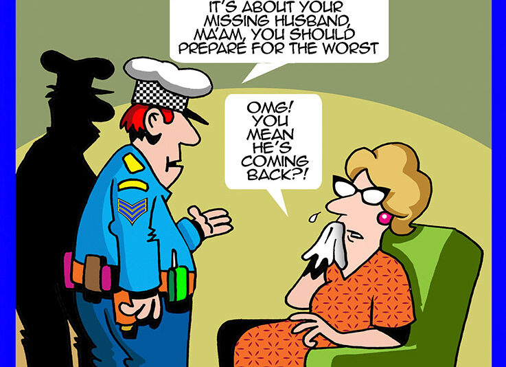 Missing persons cartoon