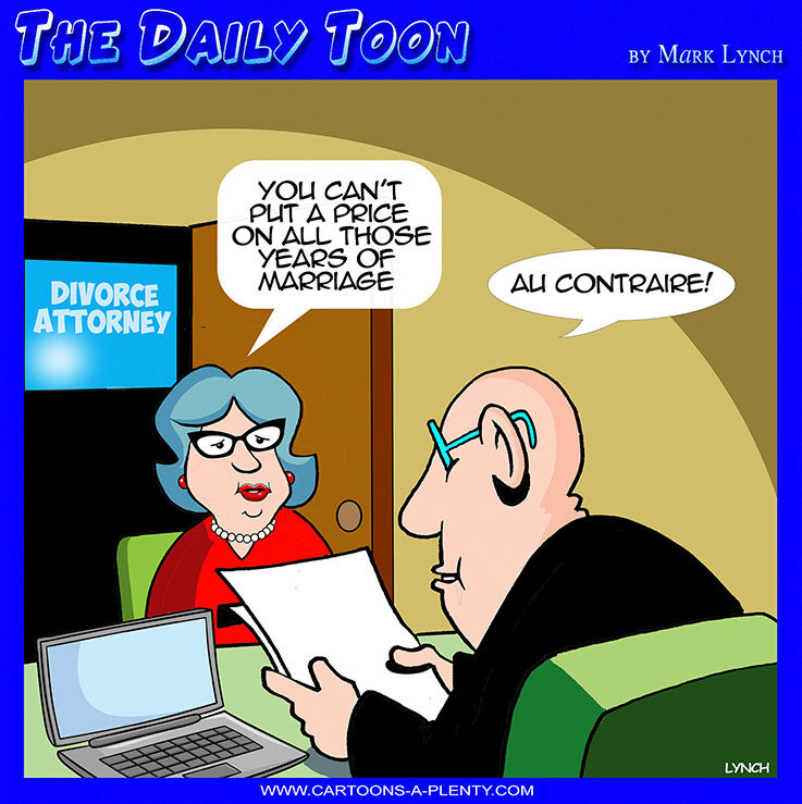 Divorce lawyer cartoon