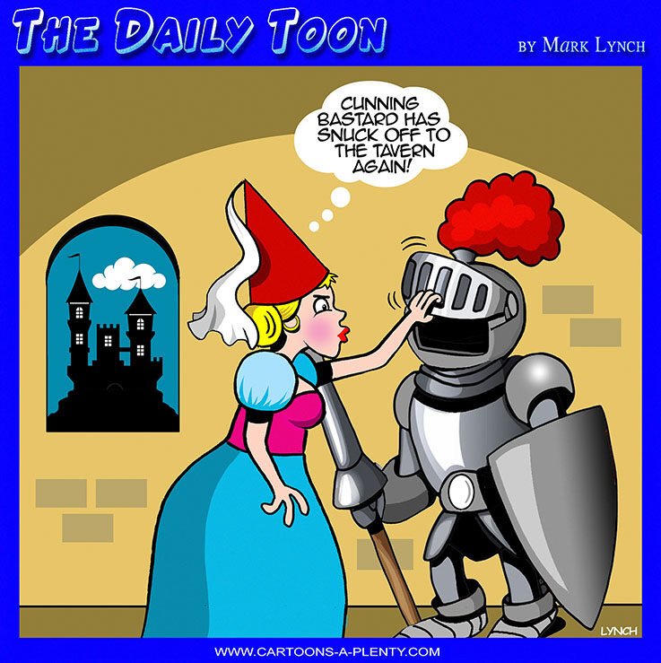 Knights of the round table cartoon