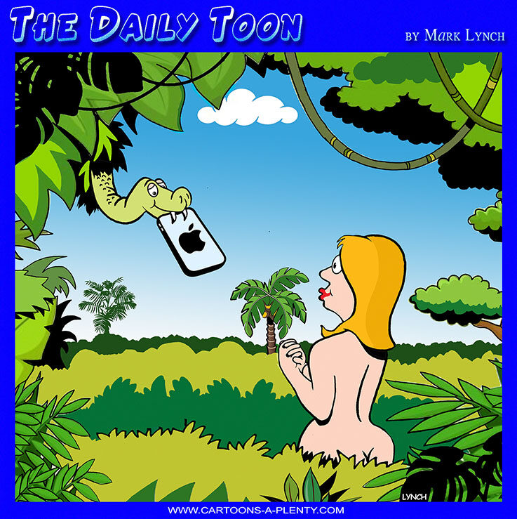 Temptation of Eve cartoon