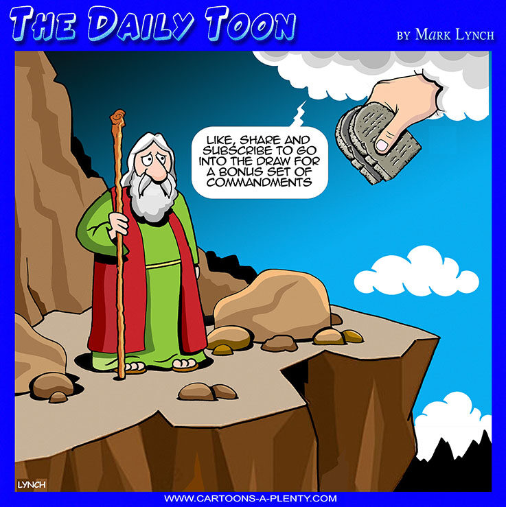 Moses cartoon