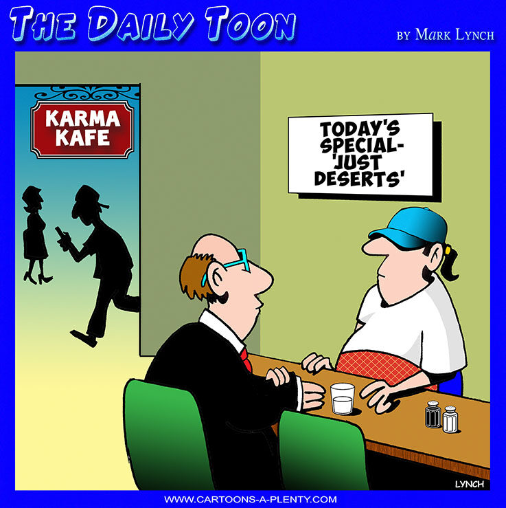 Just deserts cartoon