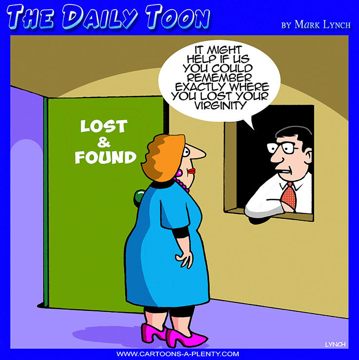 Virgin cartoon