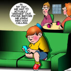 When I was young, cartoon