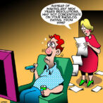 New year cartoon