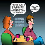 Smarty pants cartoon