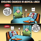 Medical diagnosis cartoon