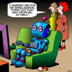 Robot cartoon