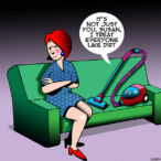 Vacuum cartoon
