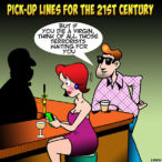 Pick-up lines cartoon