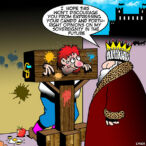 Stocks cartoon
