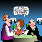 Grumpy old man cartoon