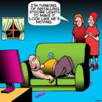 strobe lights cartoon