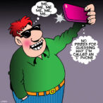 iPhone cartoon