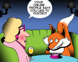Foxes cartoon