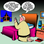 Evening prayers cartoon