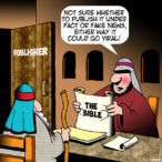 Fake news cartoon