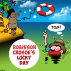 Robinson Crusoe cartoon