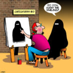 Caracaturist cartoon