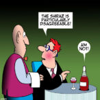 Wine snob cartoon