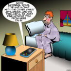 Smart appliances cartoon
