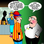 Fast food cartoon