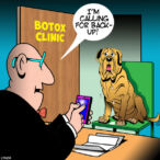 Wrinkly dog cartoon