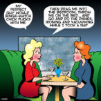 Perfect guy cartoon