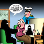 Police lineup cartoon