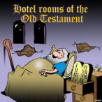 Gideons bible cartoon
