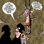 Torture chamber cartoon