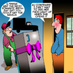 Birthday gift cartoon