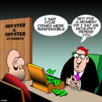 Shyster cartoon
