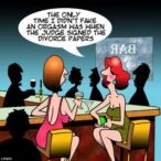 Divorce papers cartoon