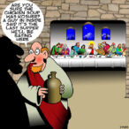 Never eat here again cartoon