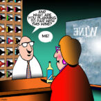 wine shop cartoon