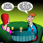 I never said that cartoon