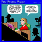 Leaked privacy details cartoon