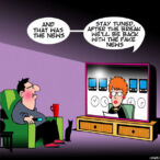 TV News cartoon