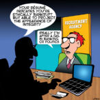 Recruitment agency cartoon