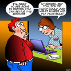 Banking cartoon