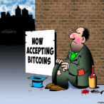 Begging for money cartoon