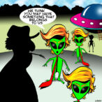 Donald Trump cartoon