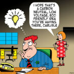 Carbon neutral cartoon