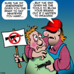 Free speech cartoon